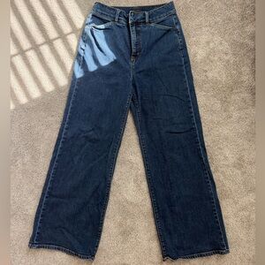 Ann Taylor Dark Blue Flare Jeans